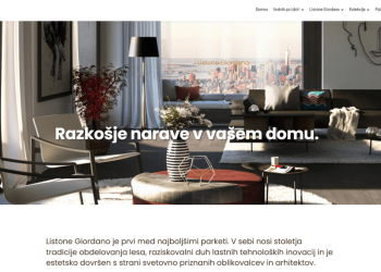 Nova spletna stran parket.si