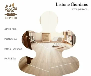 Aprilska znižanja parketa Listone Giordano